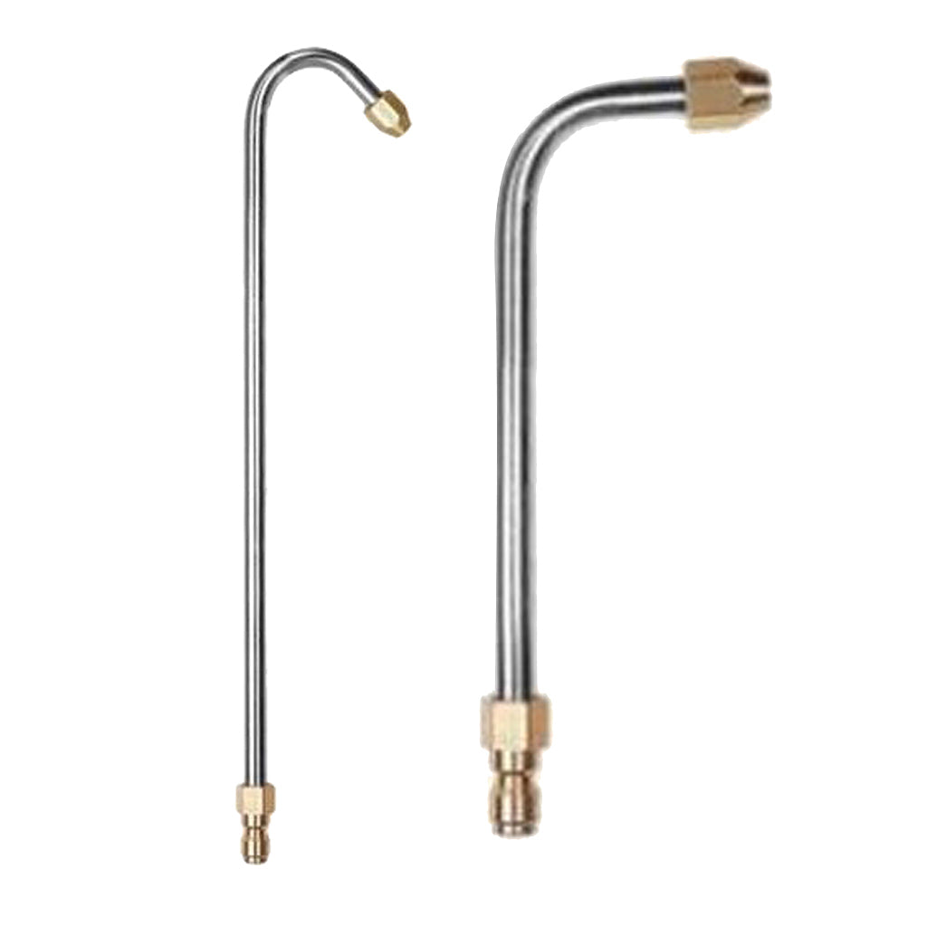2 x Pressure Washer Lance Spray Wand 1/4'' Quick Release U Shape & 90 Degree