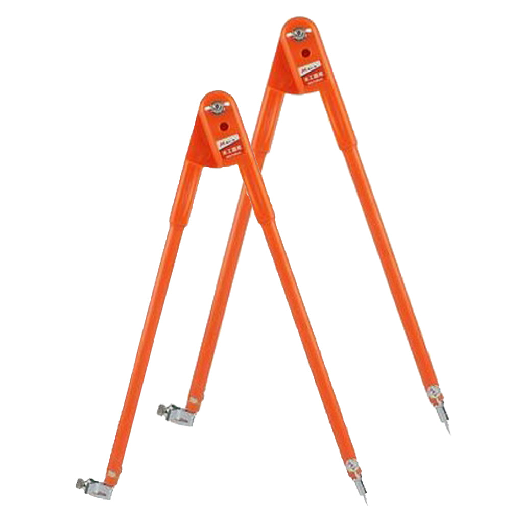 2pcs/set Carpenter Precision Pencil Compasses, Large Diameter with Pencil L