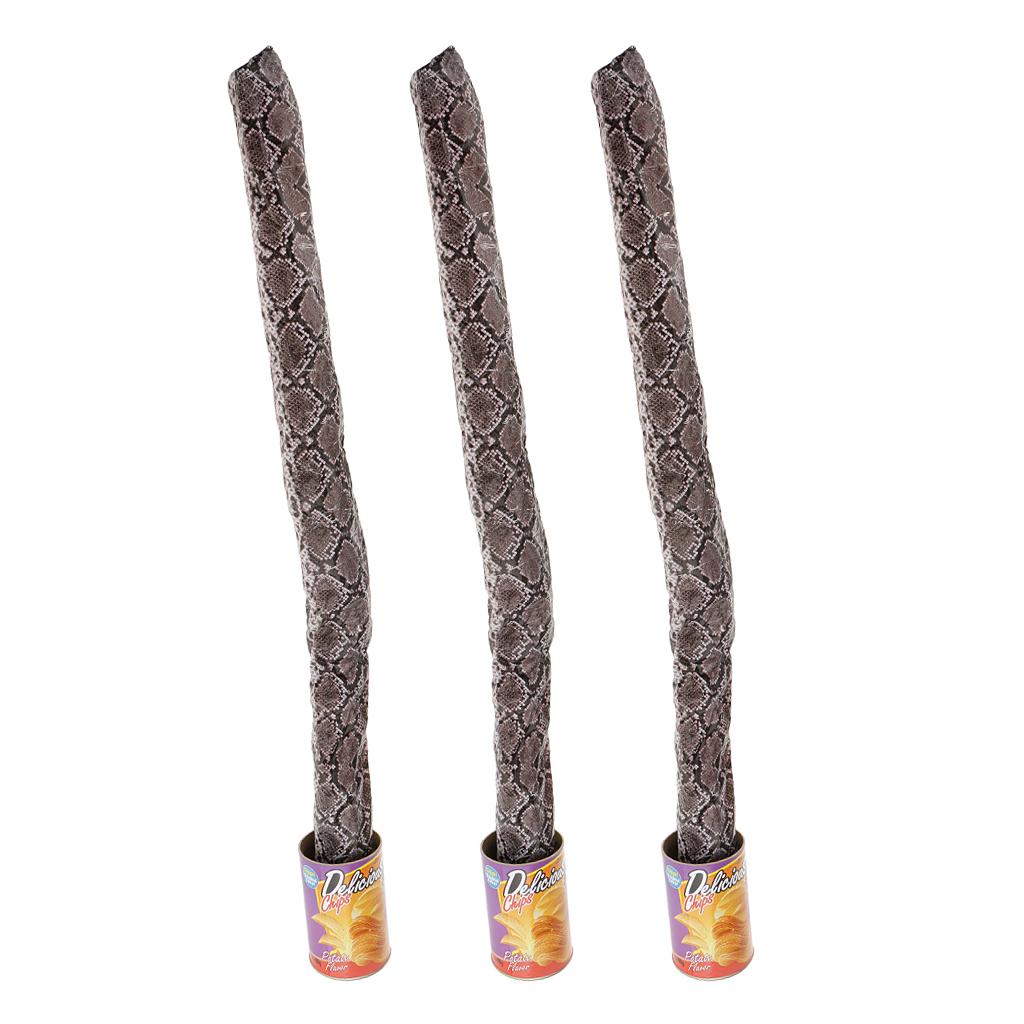 3pcs Pop Out Snake in A Potato Chips Can Party Trick Prank Jokes Gag Gift