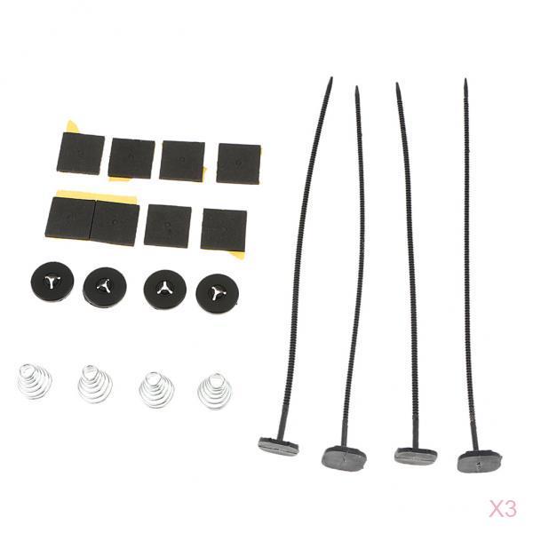 3Set Electric Radiator Fan Ties Straps Mounting Kit Universal Strap Tie Fans