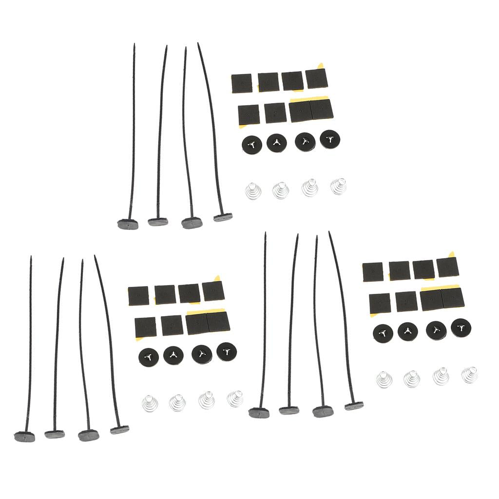 3Set Electric Radiator Fan Ties Straps Mounting Kit Universal Strap Tie Fans