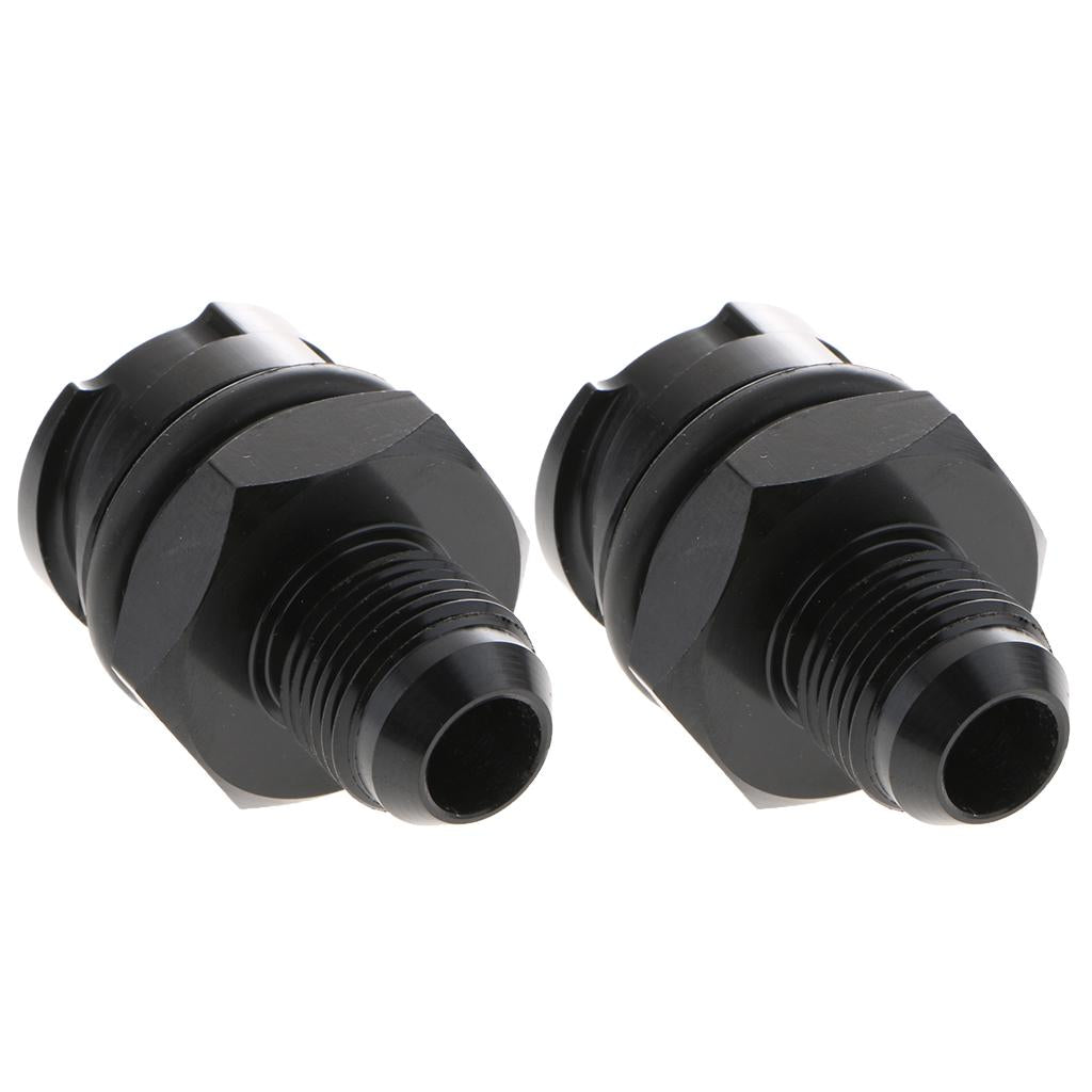 2x Billet Black Valve Cover Oil Cap Breather AN10 for LS1/LS6/LS2/LS3/LS7