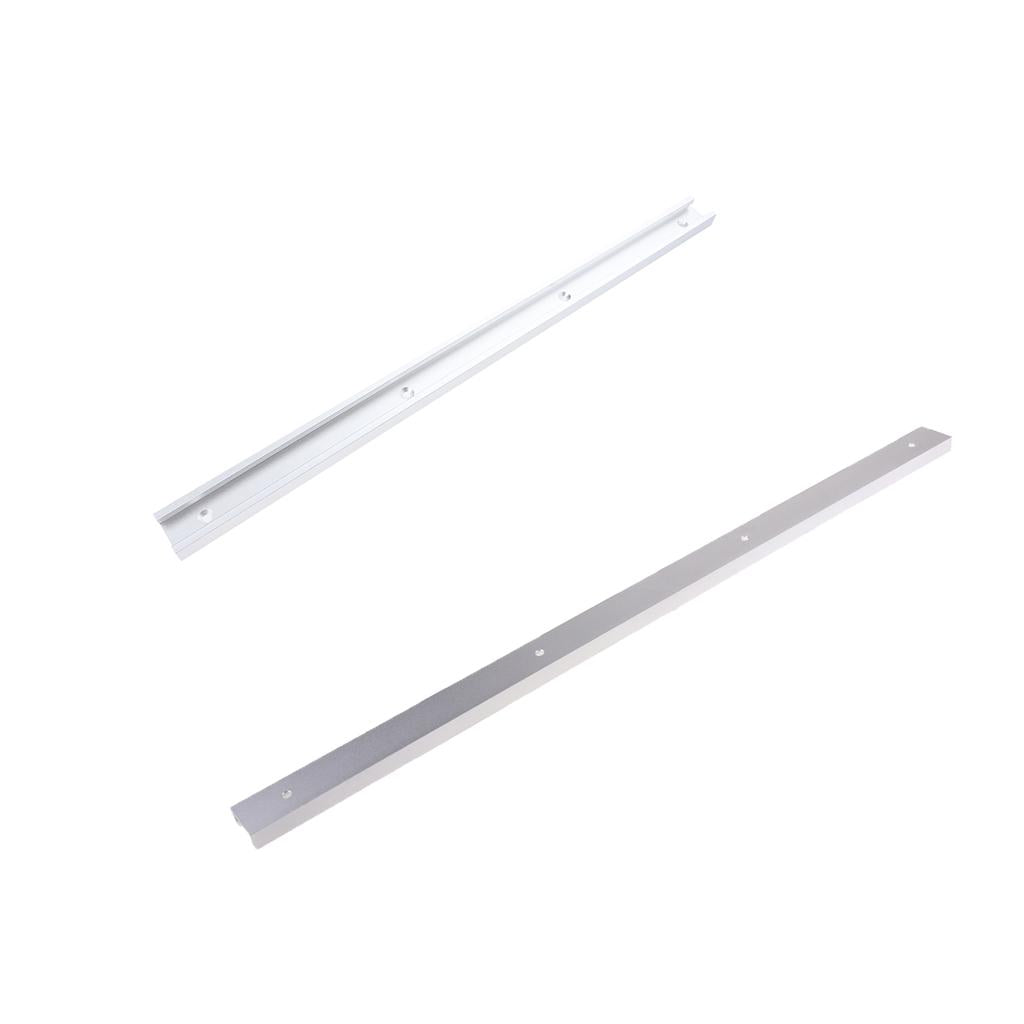 2Pcs Aluminium Rail Miter Bar Slider Table Saw Gauge Rod Woodworking Tool