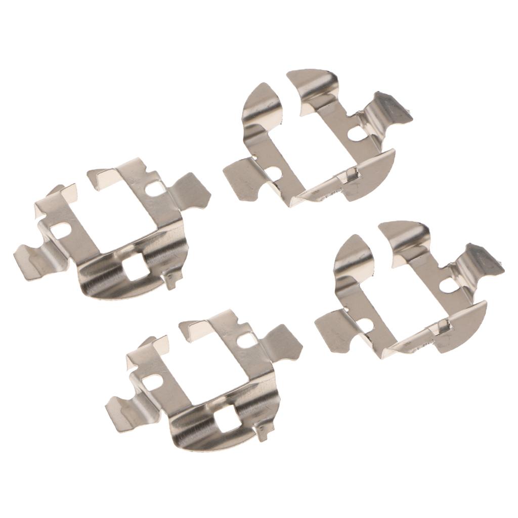 4PCS H7 LED Headlight Bulbs Adapters Holders Retainers For Audi Benz VW