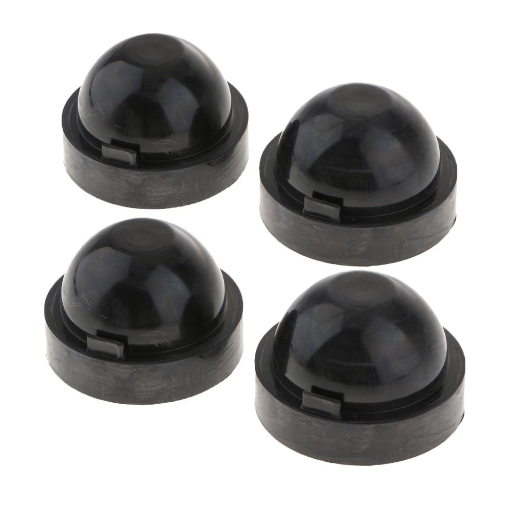4PCS Inner Dia Rubber Housing Seal Dust Cover for Car LED HID Headlight 85mm
