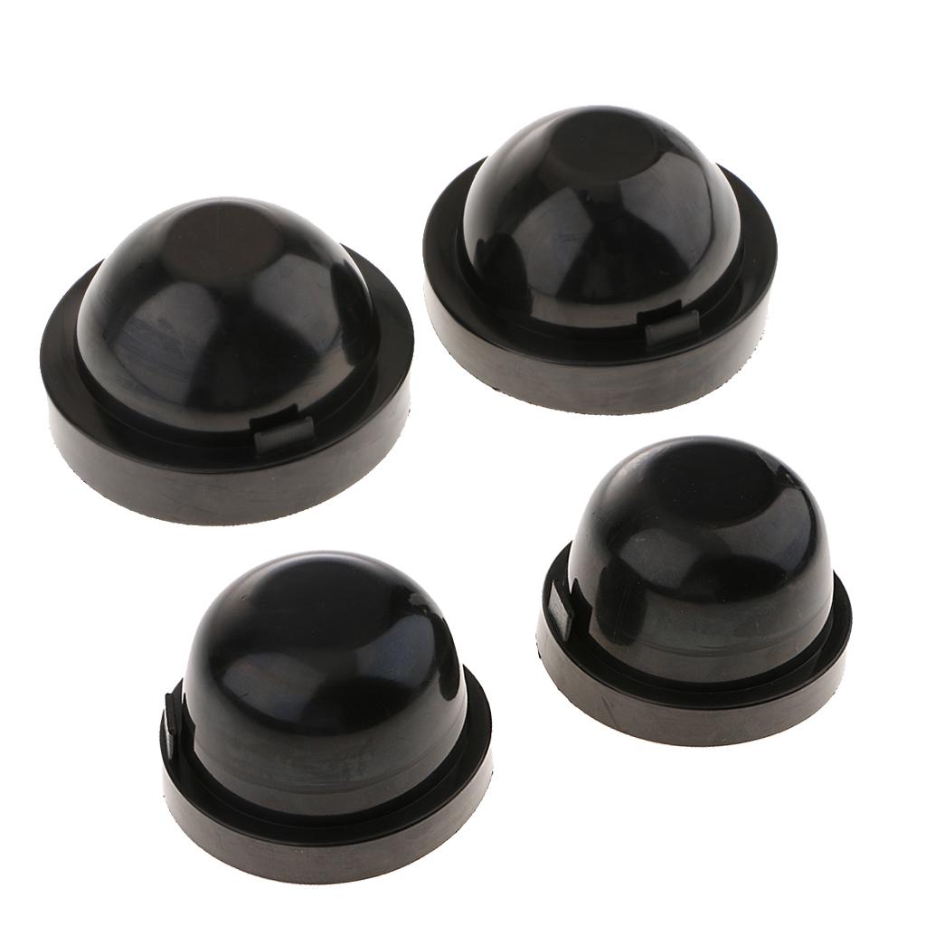4pcs Inner Rubber Housing Seal Cap Anti Dust Cover for Car LED HID Headlight