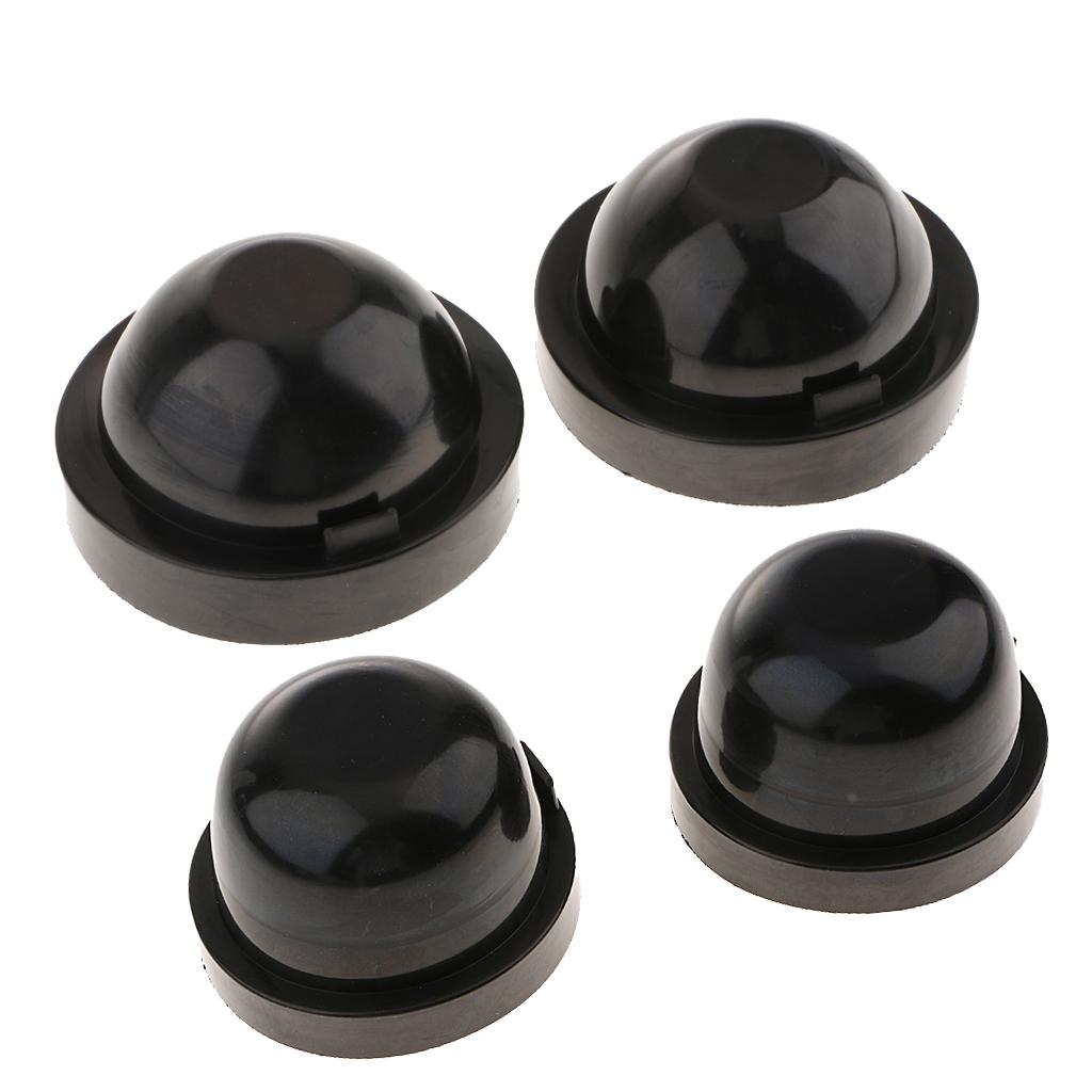 4pcs Inner Rubber Housing Seal Cap Anti Dust Cover for Car LED HID Headlight