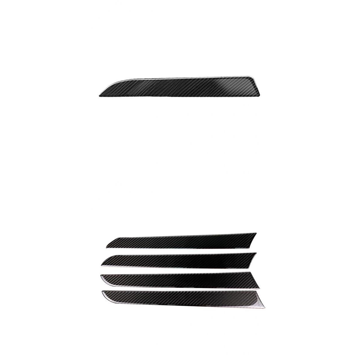 Carbon Fiber Car Inner Center Console+Dashboard Panel Strip For Audi A4 B8