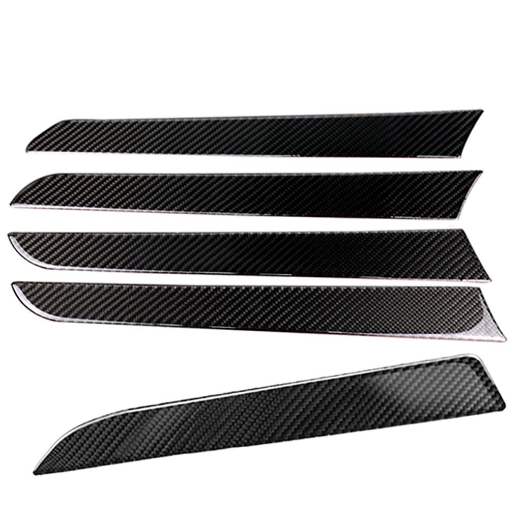 Carbon Fiber Car Inner Center Console+Dashboard Panel Strip For Audi A4 B8