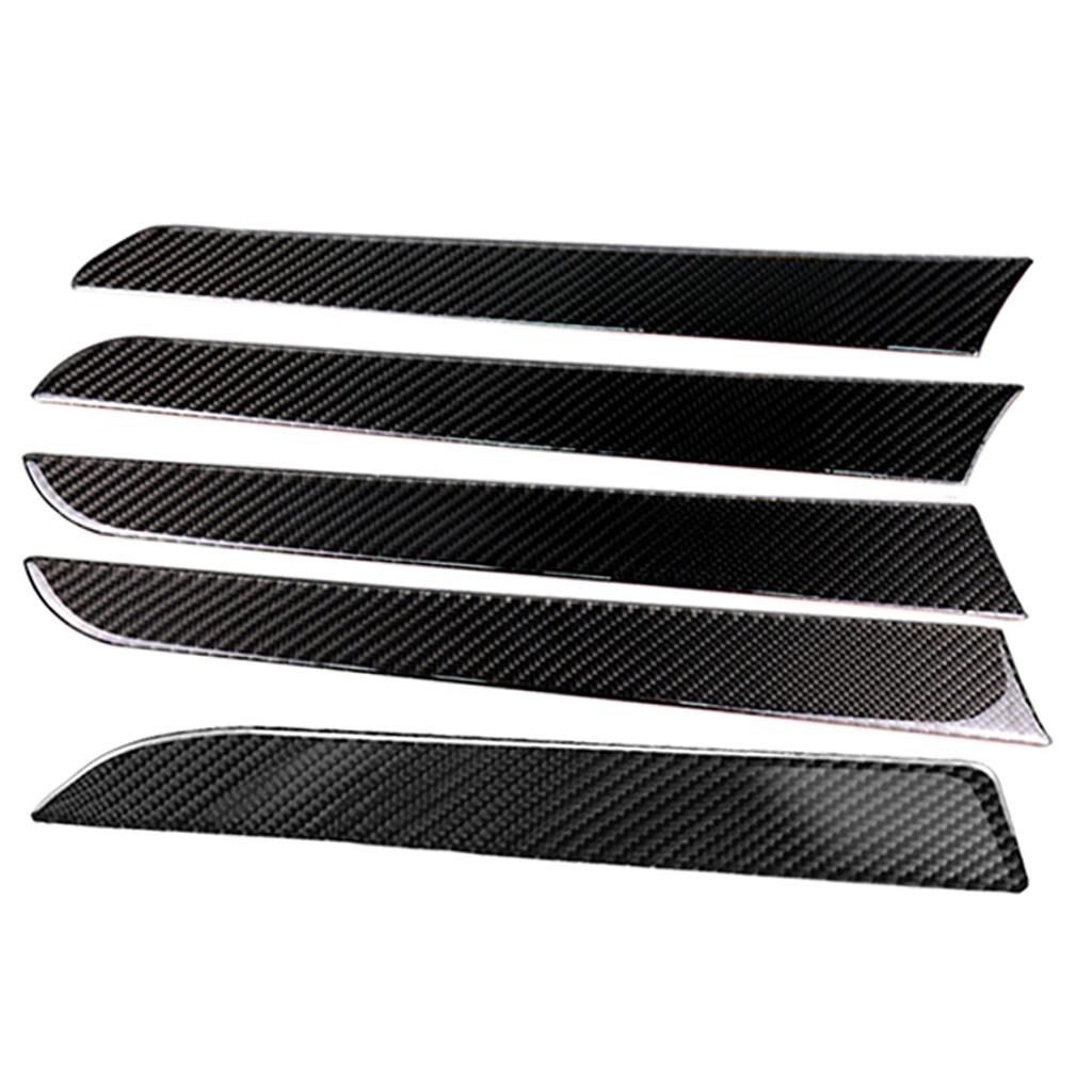 Carbon Fiber Car Inner Center Console+Dashboard Panel Strip For Audi A4 B8
