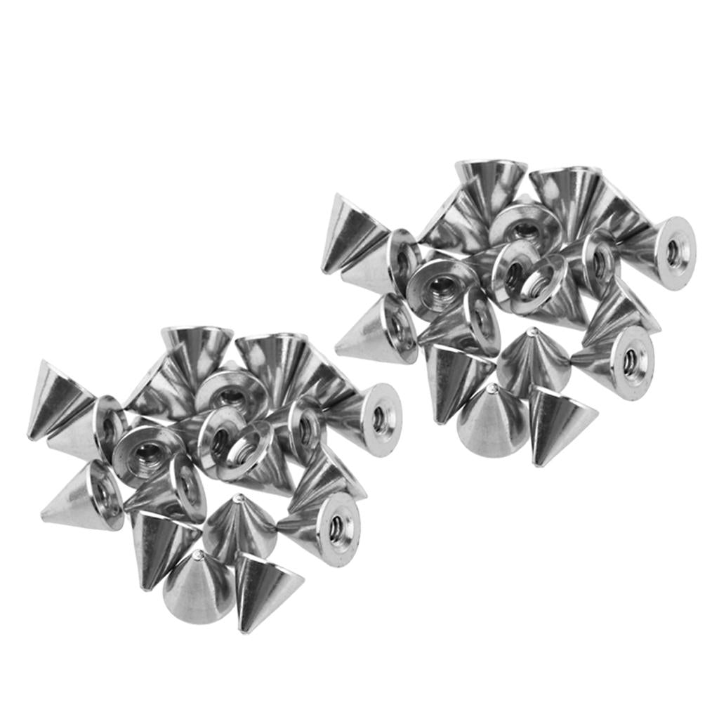 40 Piece Stainless Steel Body Piercing Jewelry fit 14g Barbell 4mm 5mm Cone