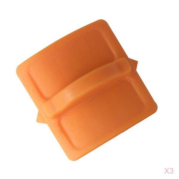 3Pc Paper Trimmer Triple Track High Profile Cutting Replacement Blades Parts