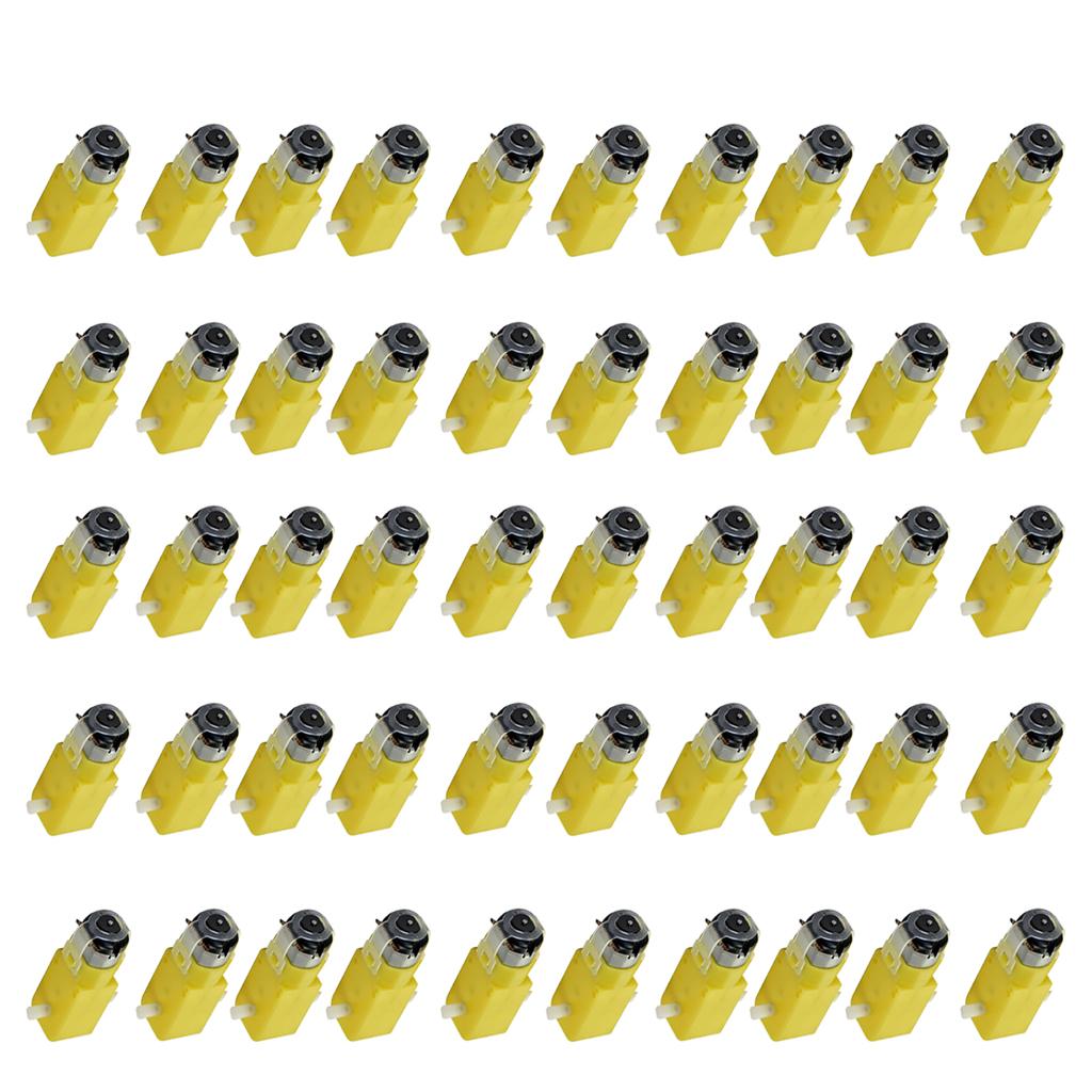 50 Piece Intelligent Car TT Motor Launch Smart Car Gear Motor for