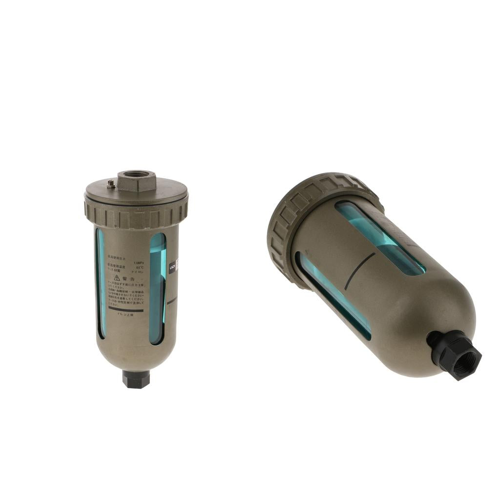 2Pcs AD402-04 Auto Air Drain Filter Compressor Water Moisture Trap Separator