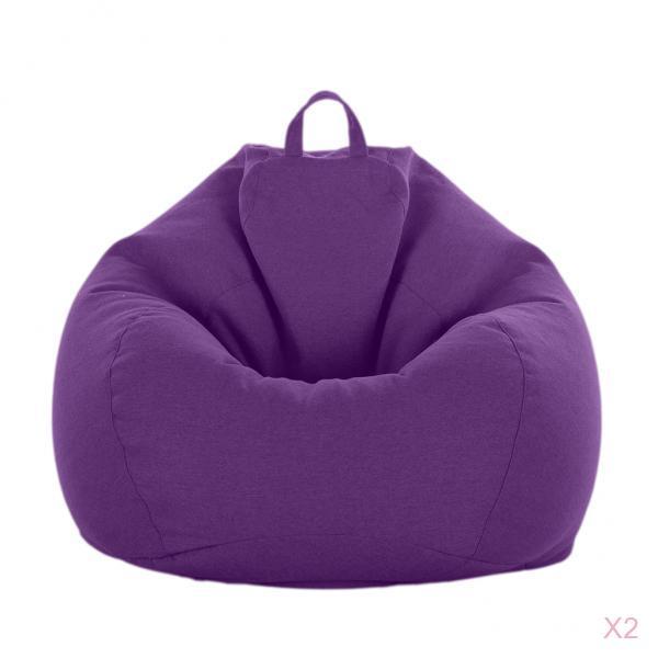 2xBeanbag Covers for Stuffed Animals 90*110cm Adult Size