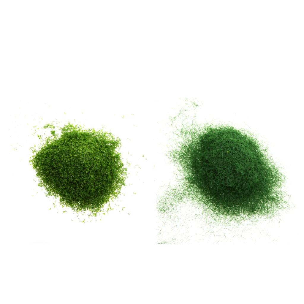 Building Mini Tree Model Leaves Foliage DIY Landscape Material, Pack of 2