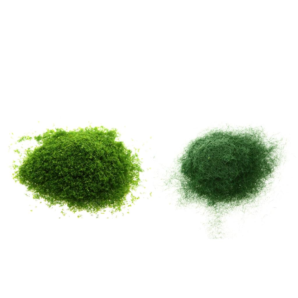 Building Mini Tree Model Leaves Foliage DIY Landscape Material, Pack of 2