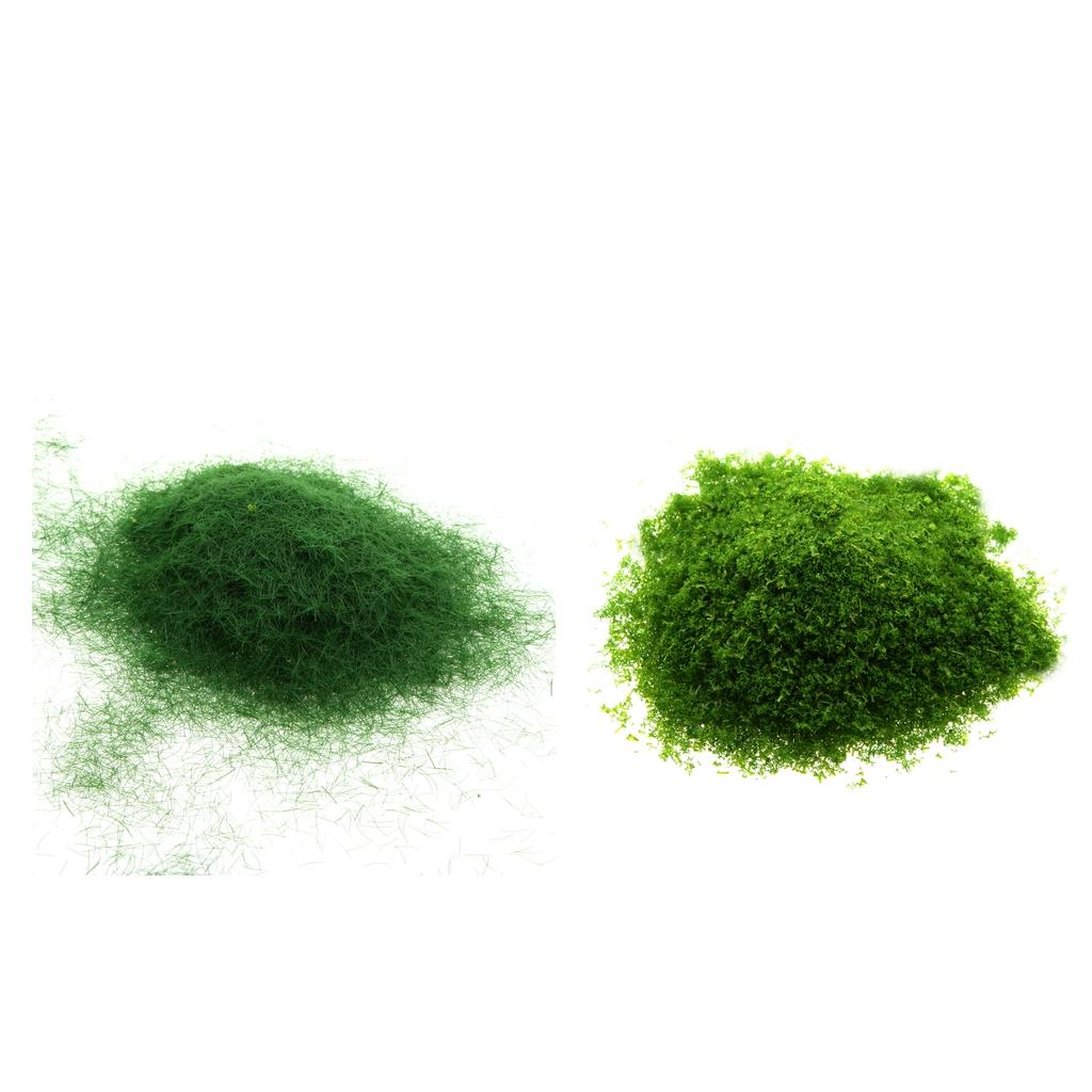 Building Mini Tree Model Leaves Foliage DIY Landscape Material, Pack of 2