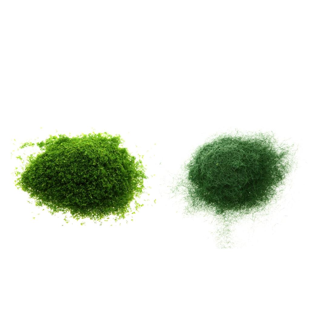 Building Mini Tree Model Leaves Foliage DIY Landscape Material, Pack of 2