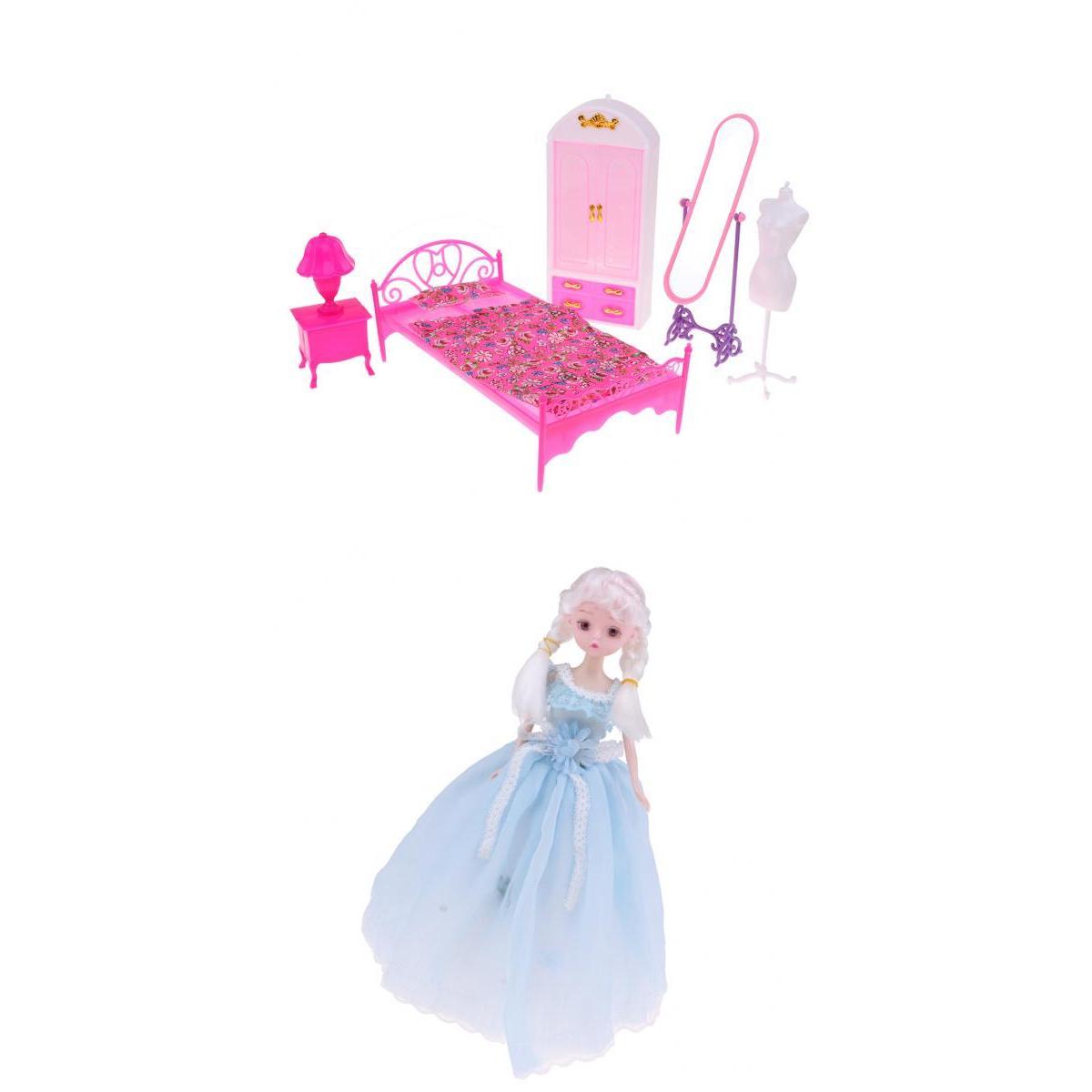 12inch Fashion Girl Doll With Mini Bedroom Furniture Set for Custom