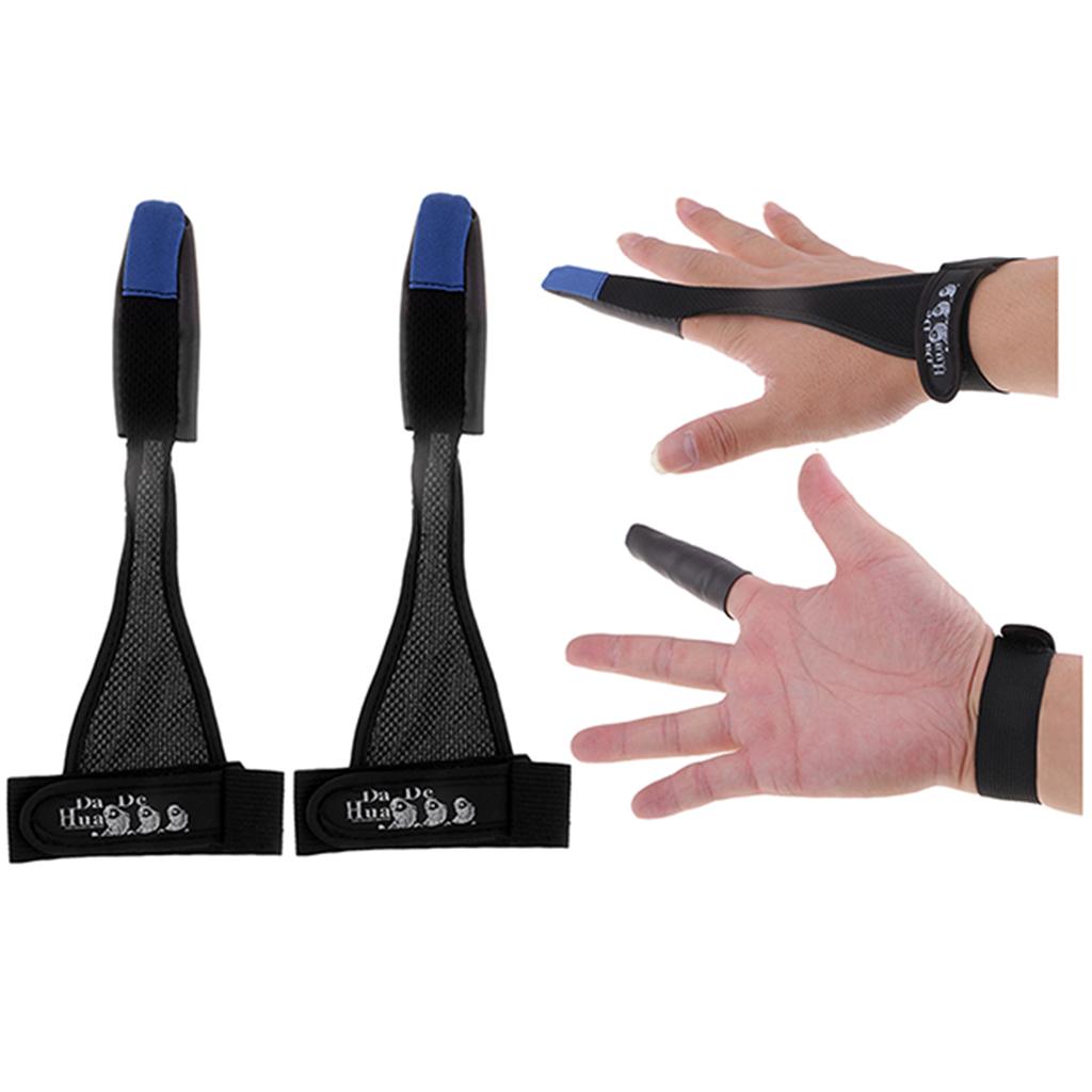 2pcs Fishing one Finger Gloves Non-Slip Single Finger Stall Protector Guard