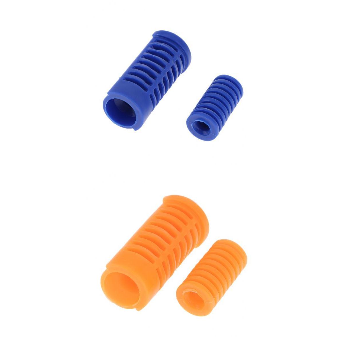 4Piece Motorcycle Gear Shift Shifter Lever Rod & Footrest Pedal Rubber Cover
