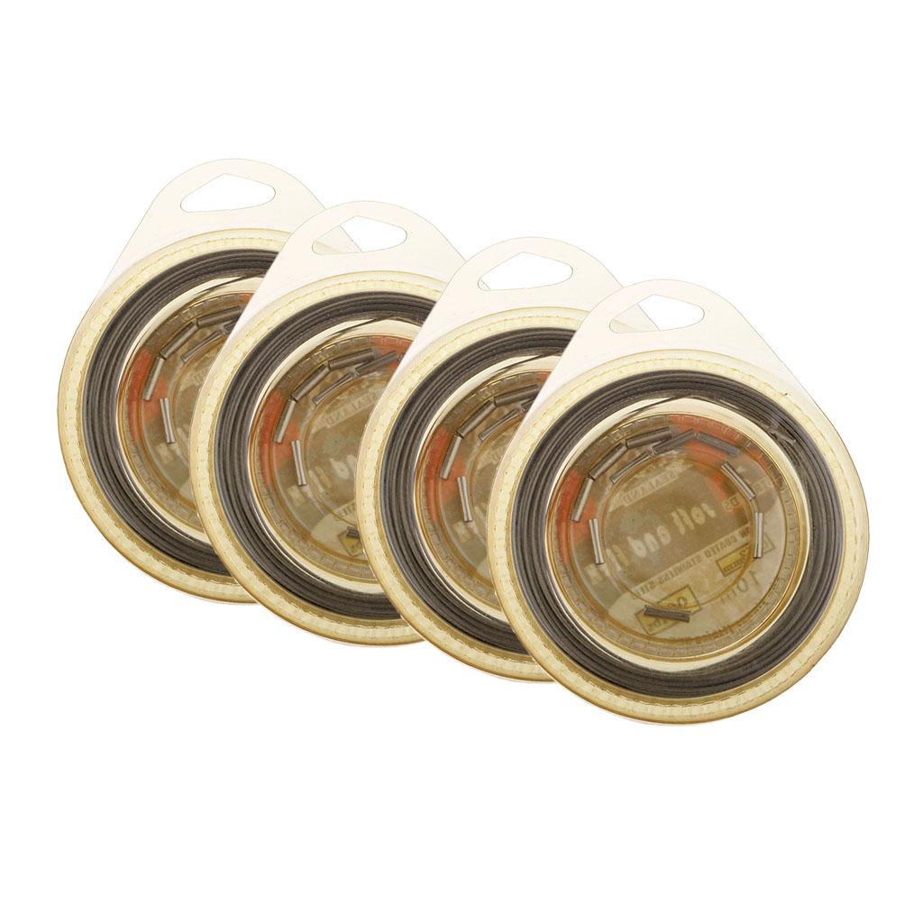4pcs Stainless Steel Wire Lures Leader Trace Fishing Lines 10m 90LB