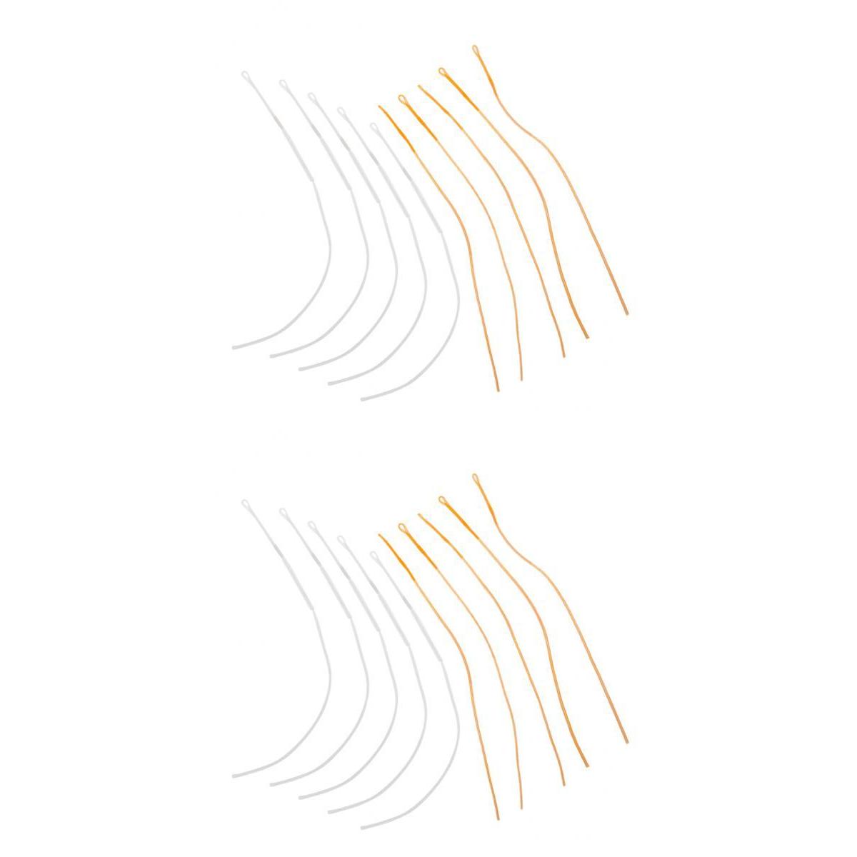20pcs Braided Fly Fishing Leader Loops Connectors for Fly Line 20LB 30LB