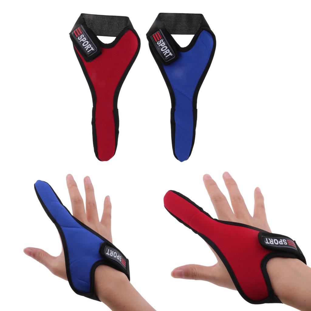 2pcs Fishing one Finger Gloves Non-Slip Single Finger Stall Protectors