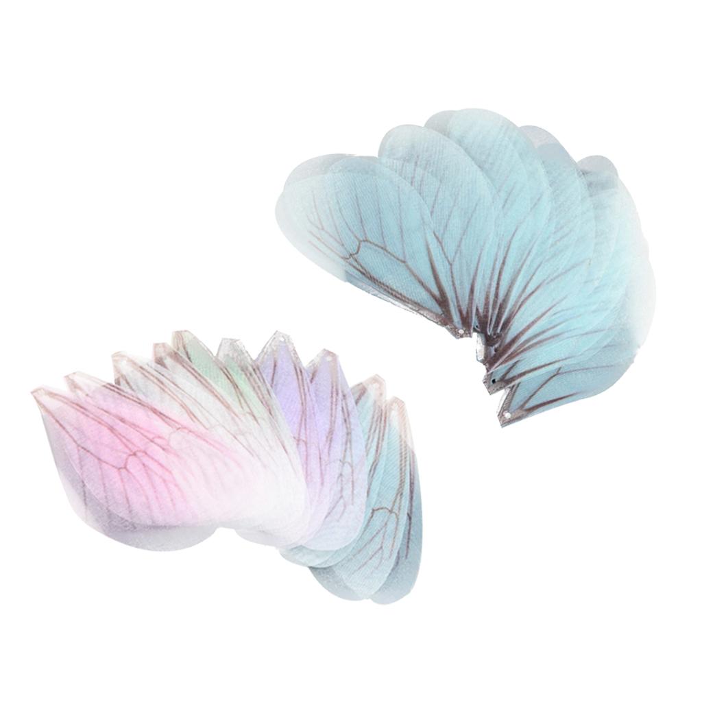 20 Pieces Dragonfly Wing Earrings Pendants for DIY Charm Jewelry Findings