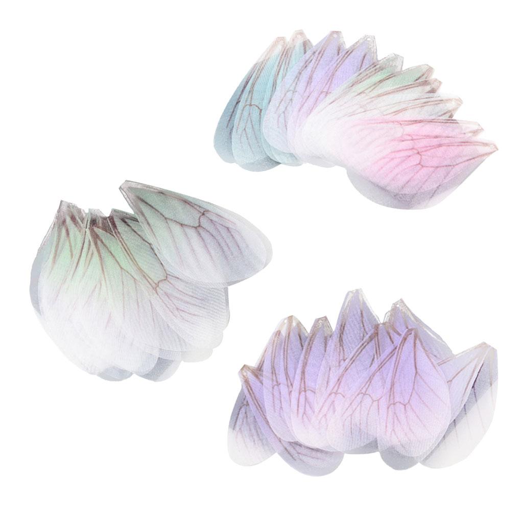 30 Pieces Dragonfly Wing Earrings Pendants for DIY Charm Jewelry Findings