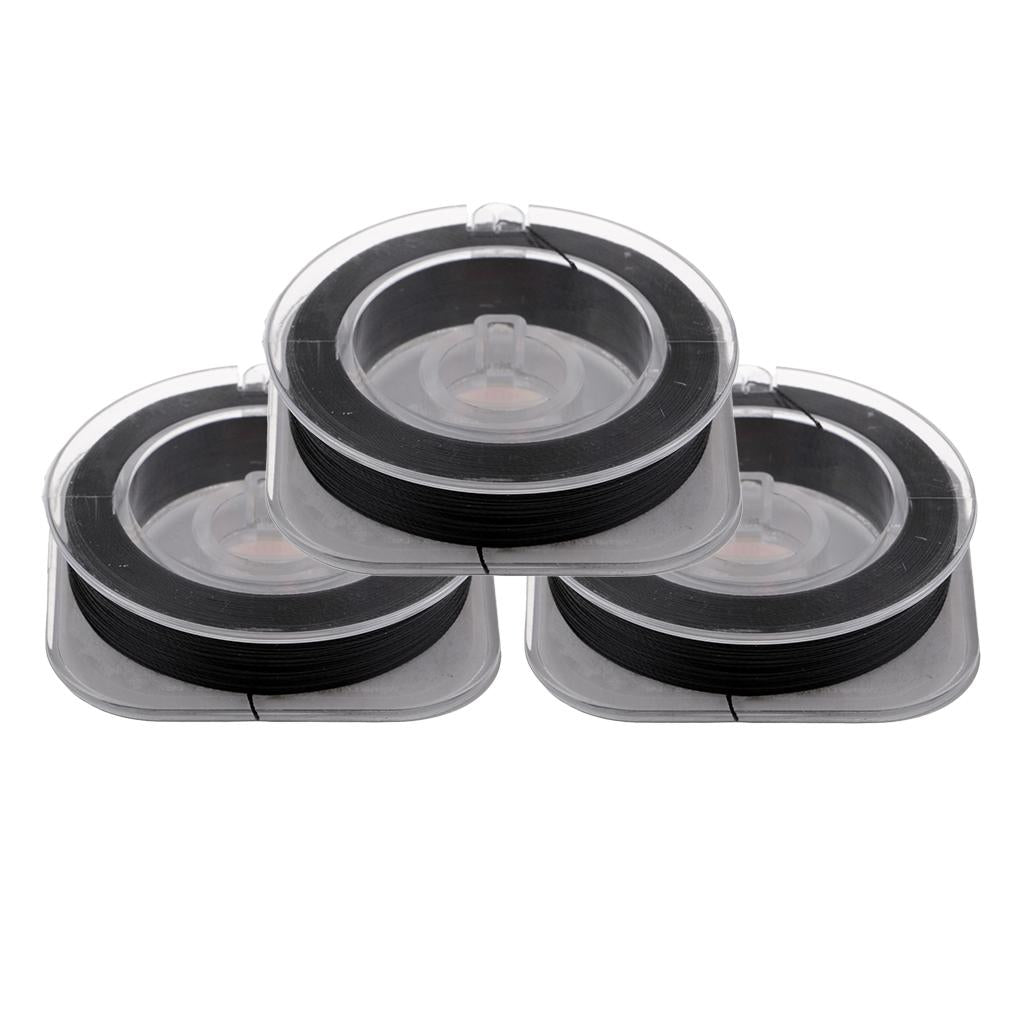 3pcs 50m Fishing Rod Guide Ring Wrapping Lines Rod Building Wrapping Thread