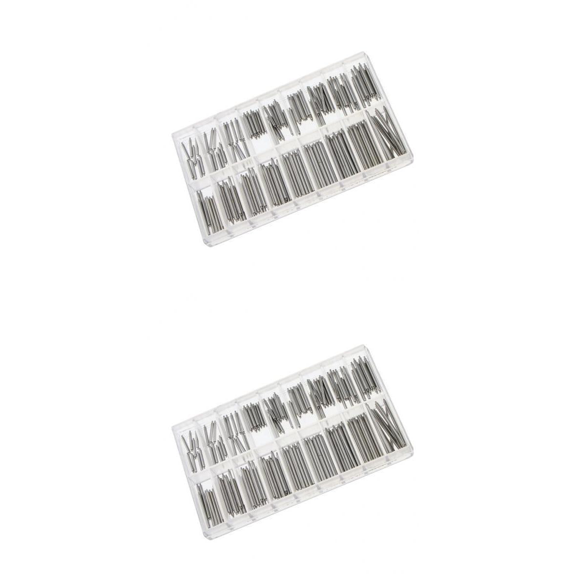 360pcs Stainless Steel Watch Band Spring Bars Strap Link Pins Watchmaker