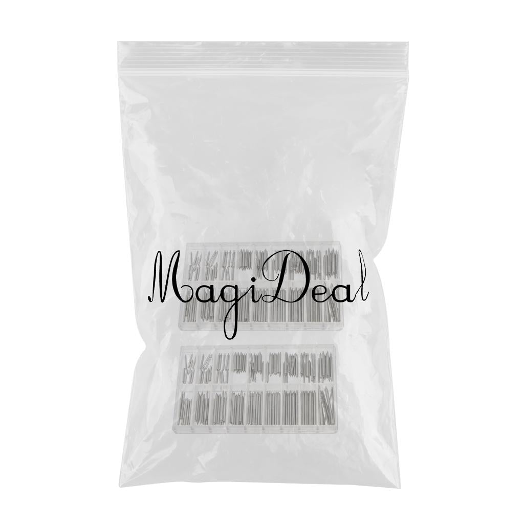 360pcs Stainless Steel Watch Band Spring Bars Strap Link Pins Watchmaker