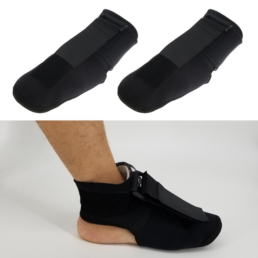 2x Plantar Fasciitis Night Splints Foot Drop Support Braces Stretch Belts L
