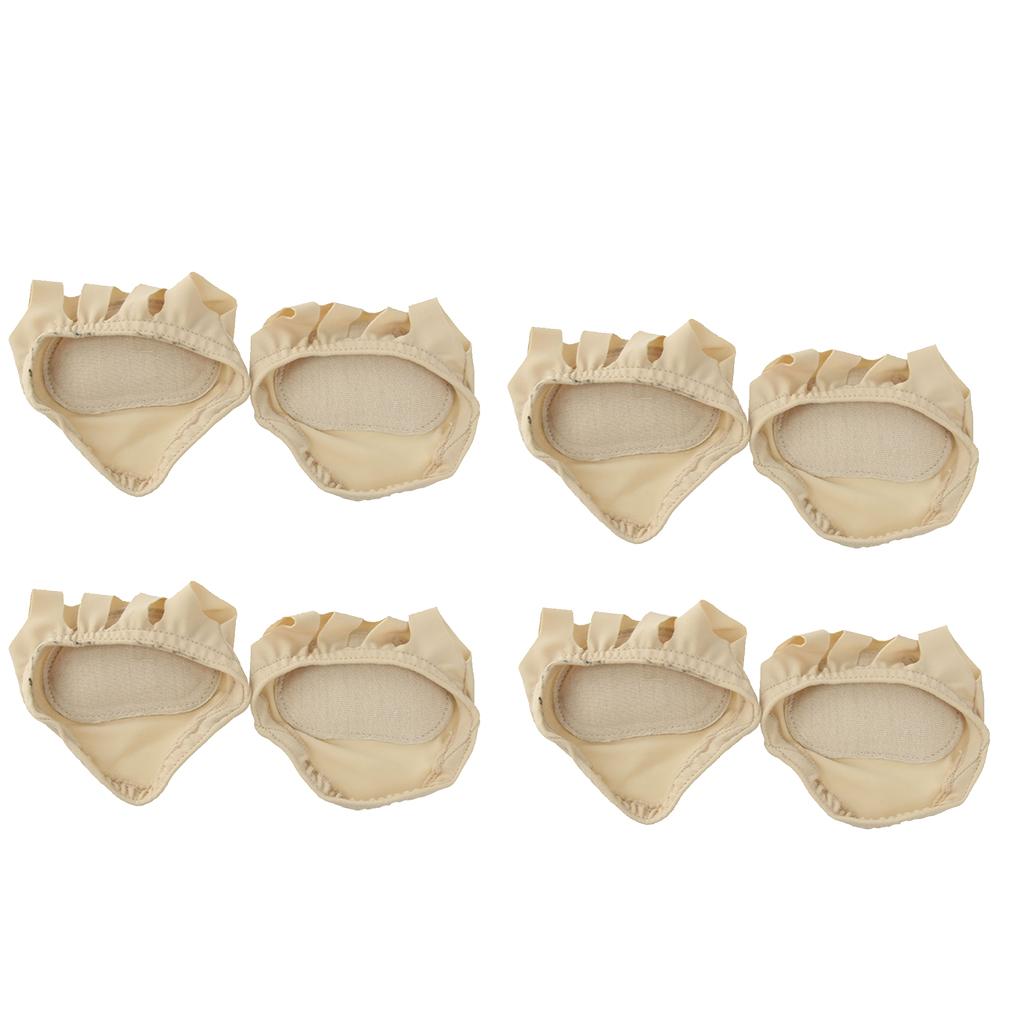 4 Pairs of Forefoot Metatarsal Pain Relief Cushion Ball of Foot Pads