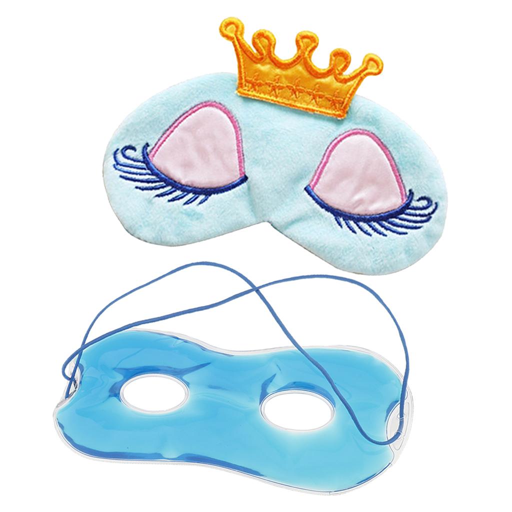 Cold Ice Eye Patch Relieve Eyes Stress Heat Eye Care Mask with Cute Cover