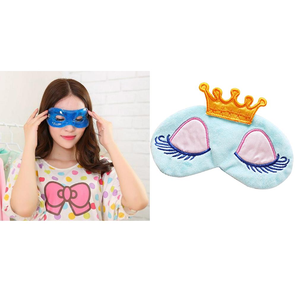 Cold Ice Eye Patch Relieve Eyes Stress Heat Eye Care Mask with Cute Cover