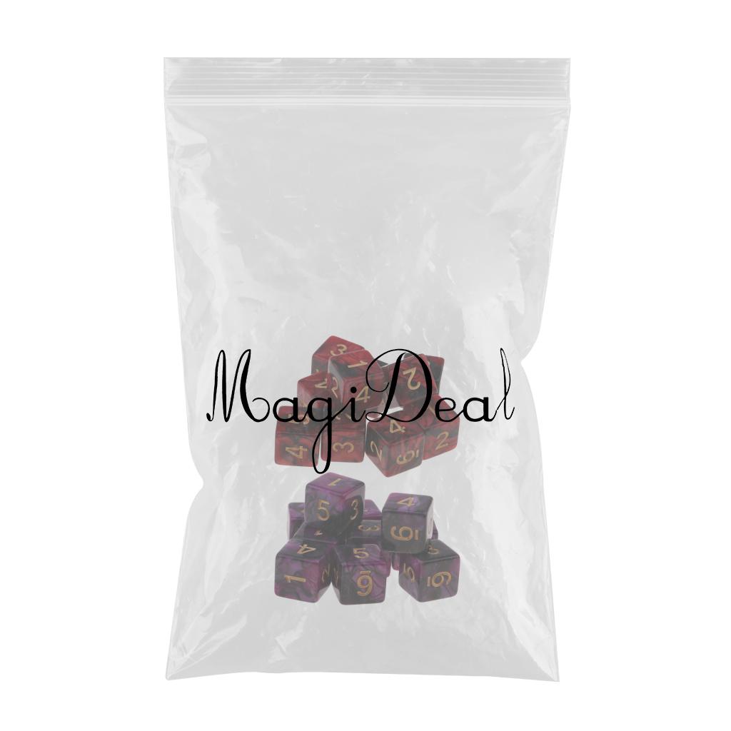 20pcs 6-sided Game Dice 16mm Dice for Board Games / Teaching Math