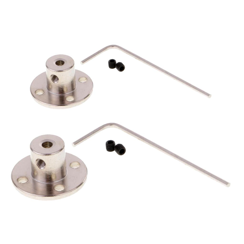 1x Rigid Flange Coupling Motor Guide Shaft Coupler Motor Connector 8mm+4mm