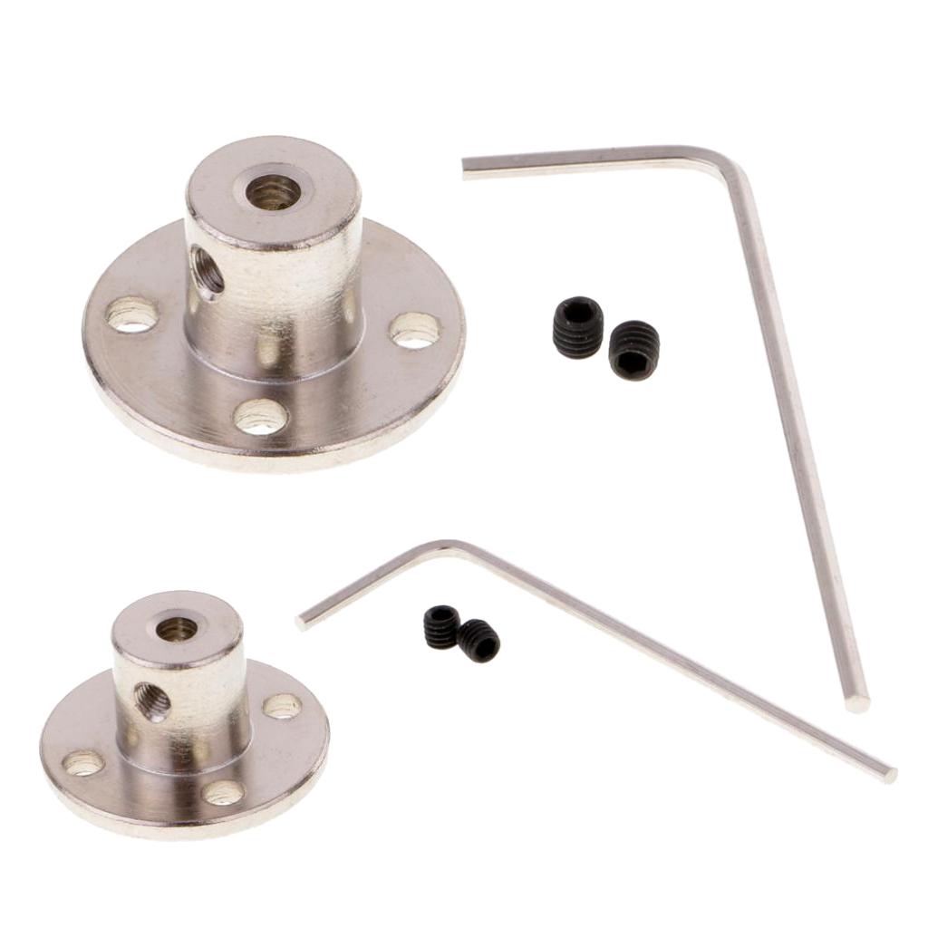 1x Rigid Flange Coupling Motor Guide Shaft Coupler Motor Connector 8mm+4mm