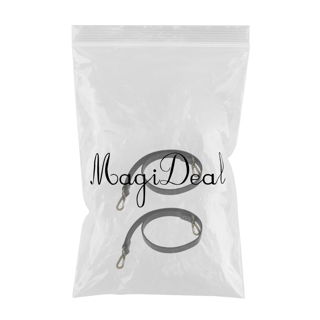 2pcs Genuine Leather Handbag Bag Strap Replacement Bag Handle Holder 50cm
