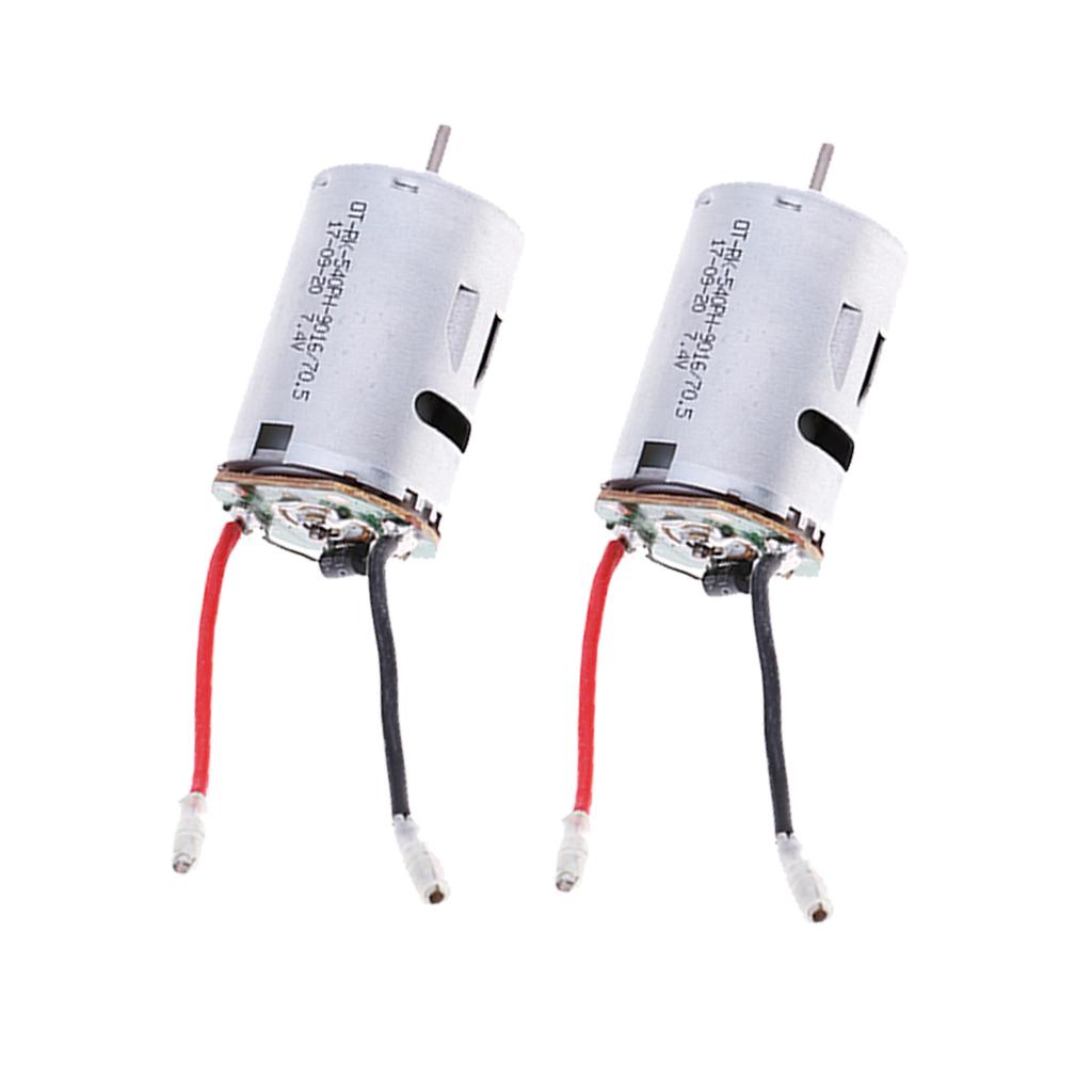 540 Metal Motor A959-B-13 for 1/18 WLtoys A969-B A979-B K929-B RC Truck 2Pcs