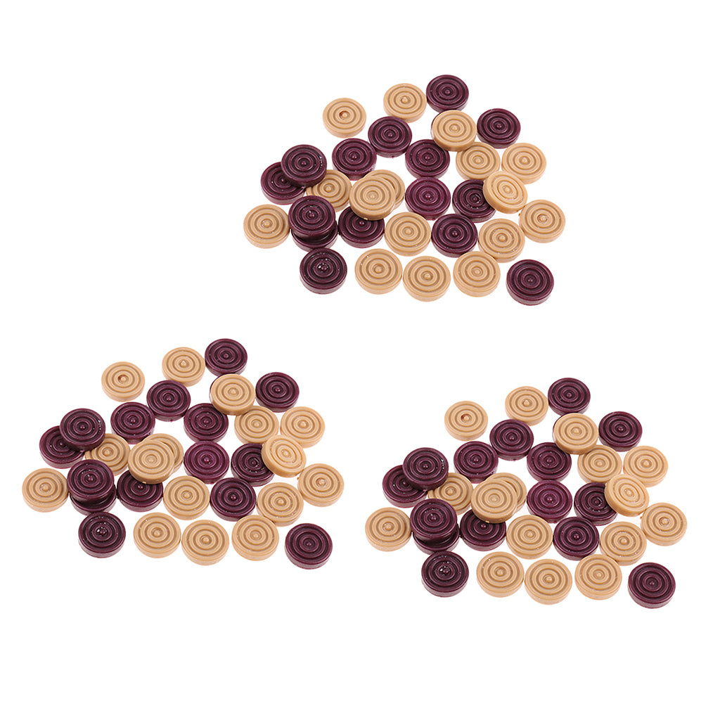 96Pieces Draughts Checkers Chess Pieces Board Game Numeracy Teaching Toys