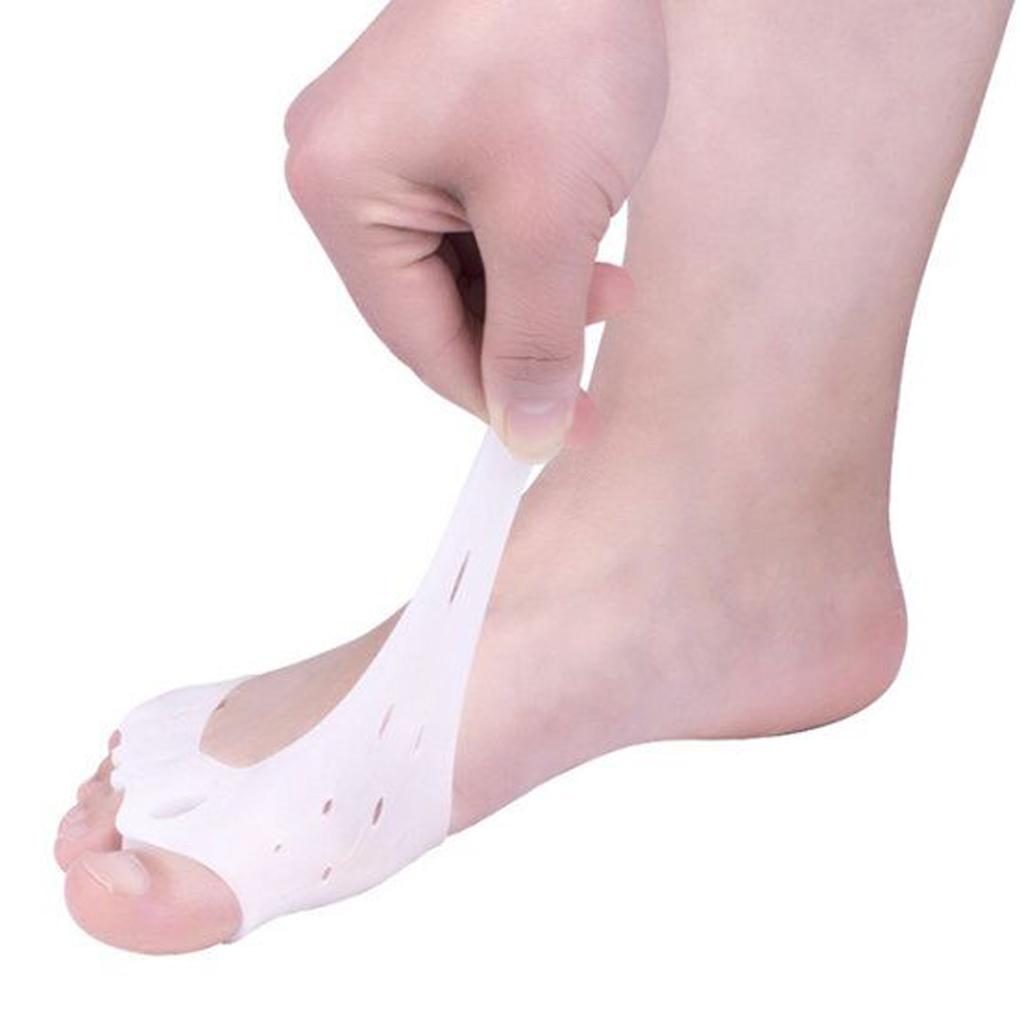 2 Pairs Silicone Five Toe Separators Bunion Protectors Men Women Daily Use