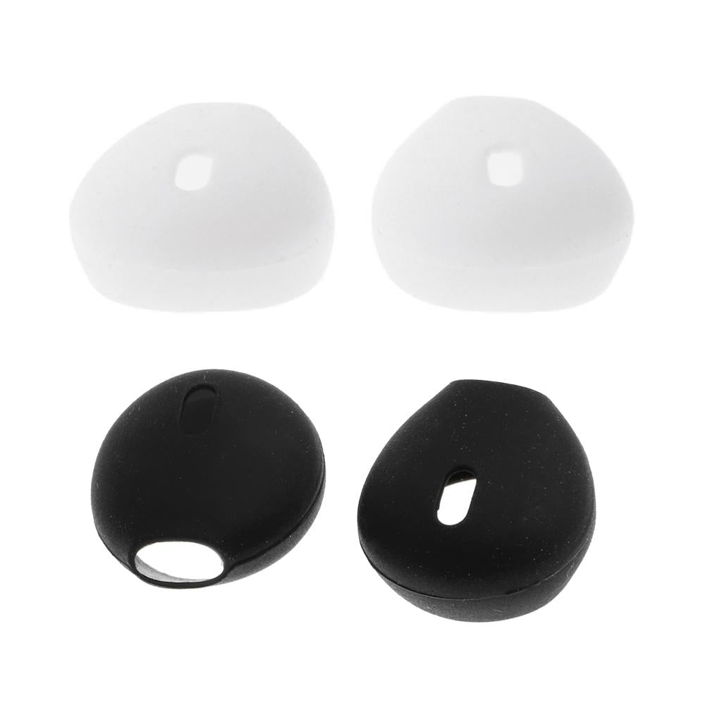 2 Pairs Silicone Earbuds Eartips Ear Caps for Apple AirPods iPhone 7 Earpods