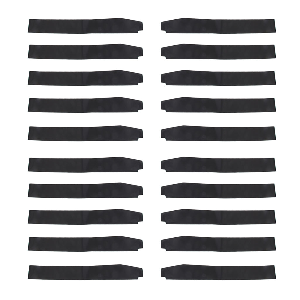 20 Pieces Blank Plain Hen Party Birthday Baby Shower Retirement Sash Black
