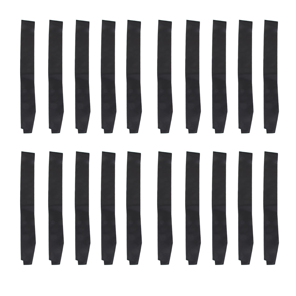 20 Pieces Blank Plain Hen Party Birthday Baby Shower Retirement Sash Black