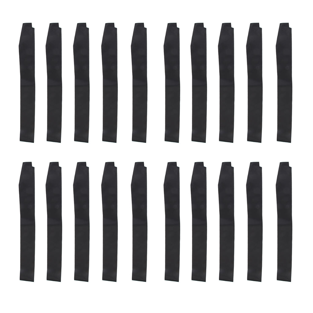 20 Pieces Blank Plain Hen Party Birthday Baby Shower Retirement Sash Black