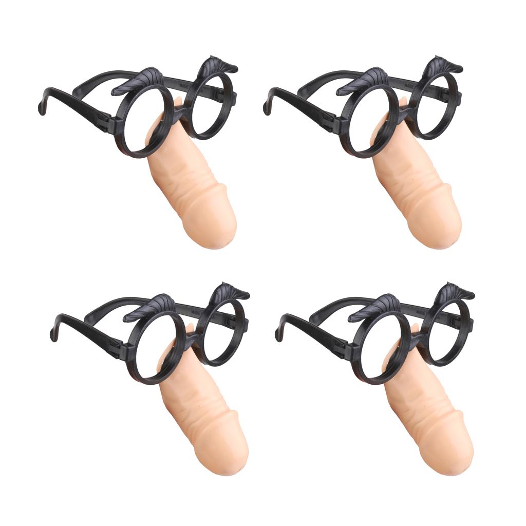 4pcs Plastic Willy Glasses Frame Hen Stag Party Girls Night Out Supplier